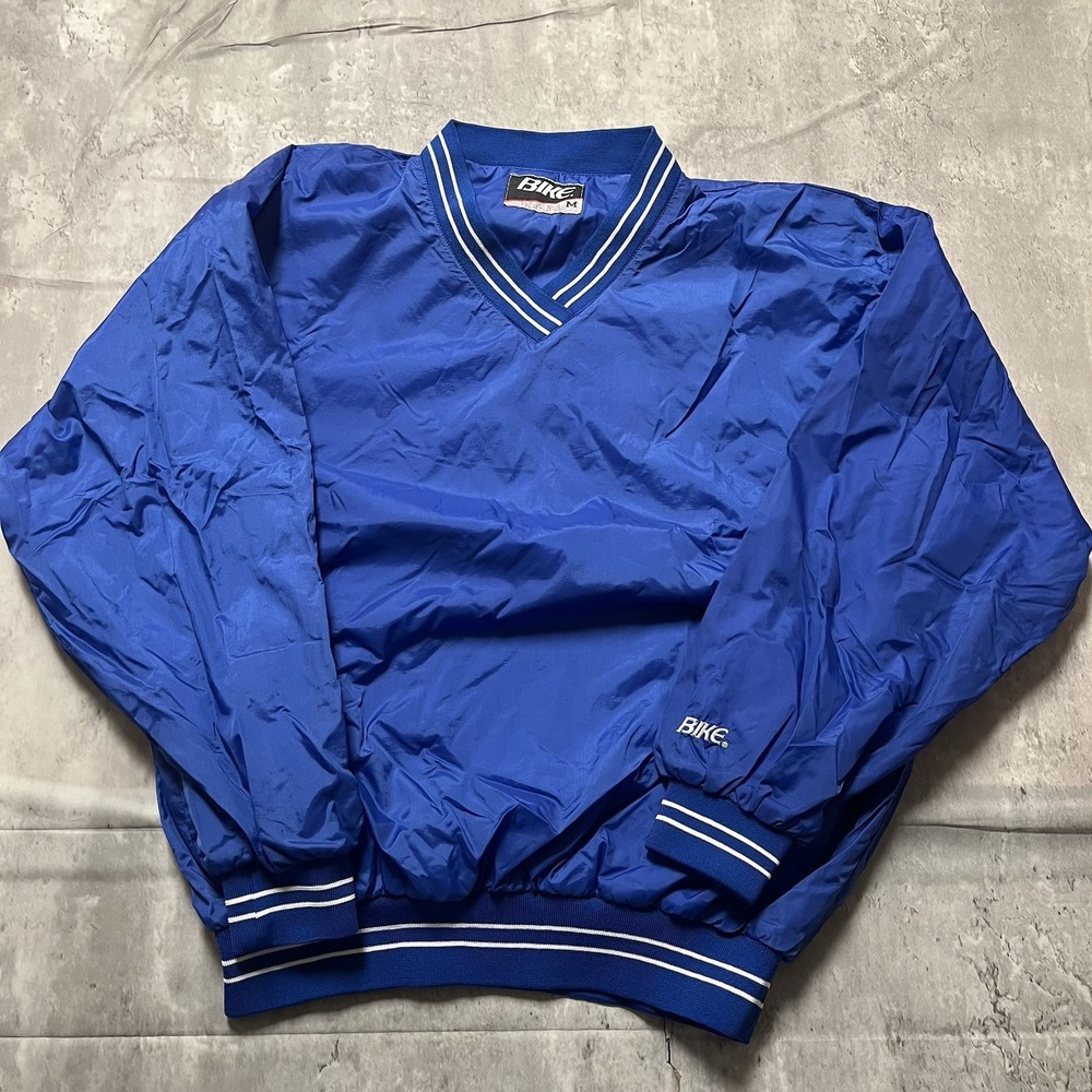 Bike Athletic Vintage Windbreaker Men's M Lined Pockets Activewear
